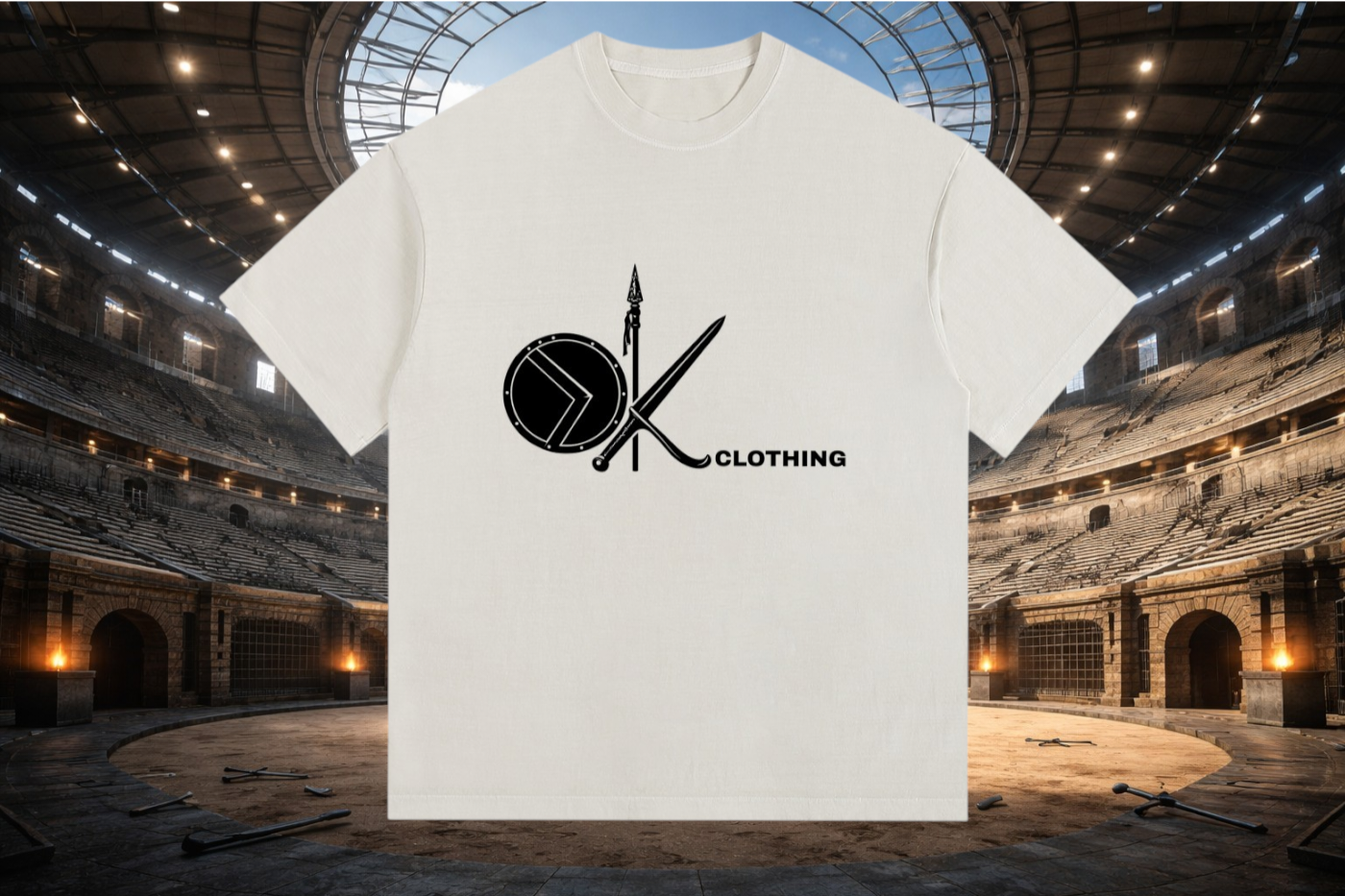 OK Clothing Modern Logo Graphic